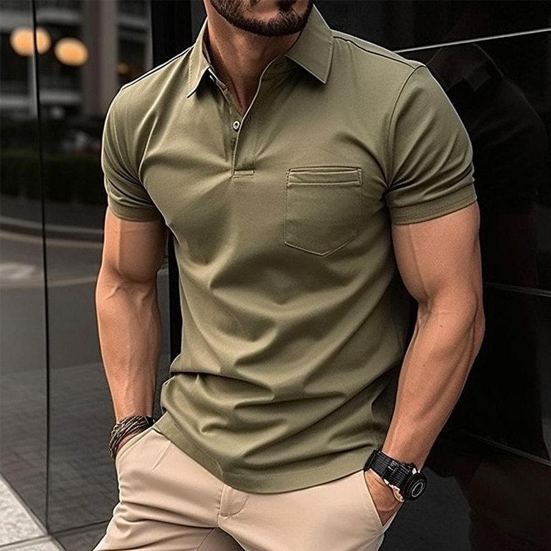 Breeze Line Pocket Polo