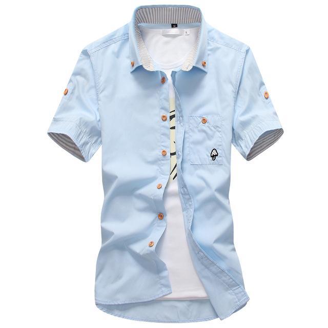 Embroidered Elegance Men's Shirt