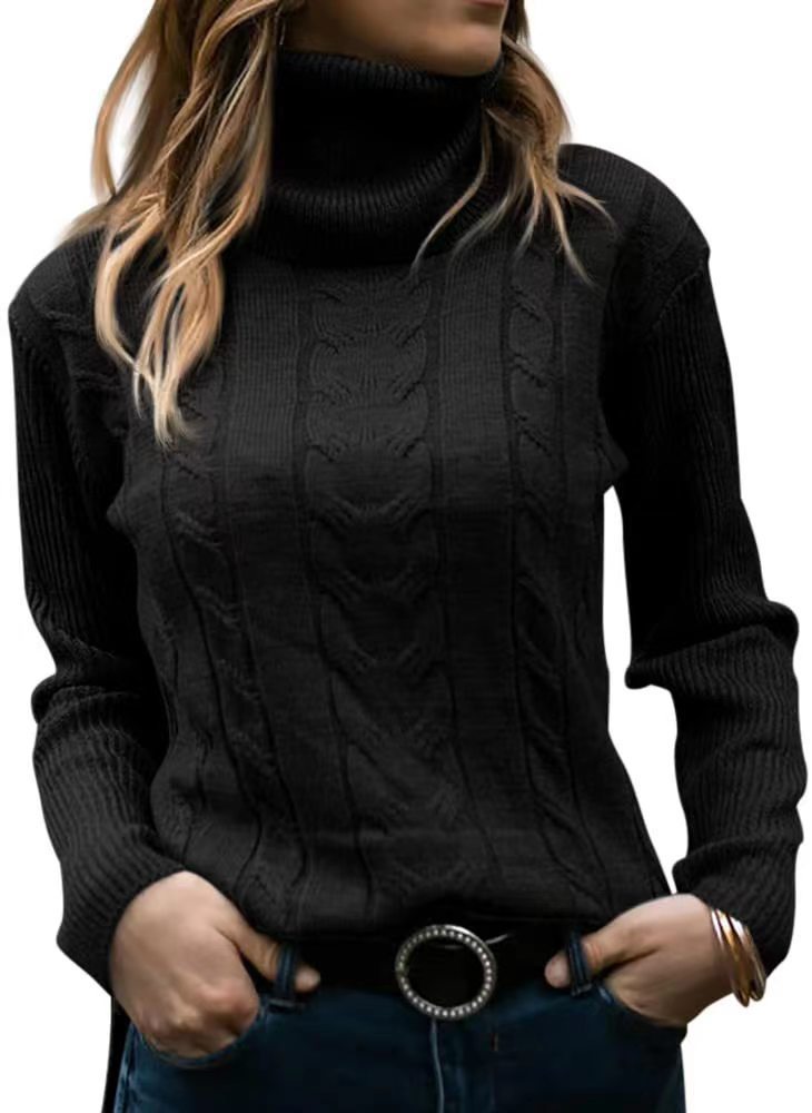 Classic Retro Turtleneck Knit