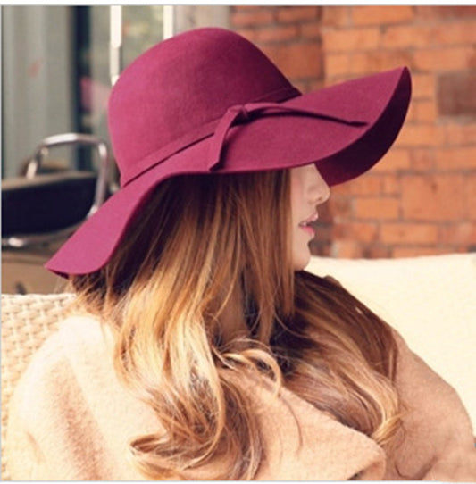Graceful Bloom Floral-Accent Sun Hat for Women