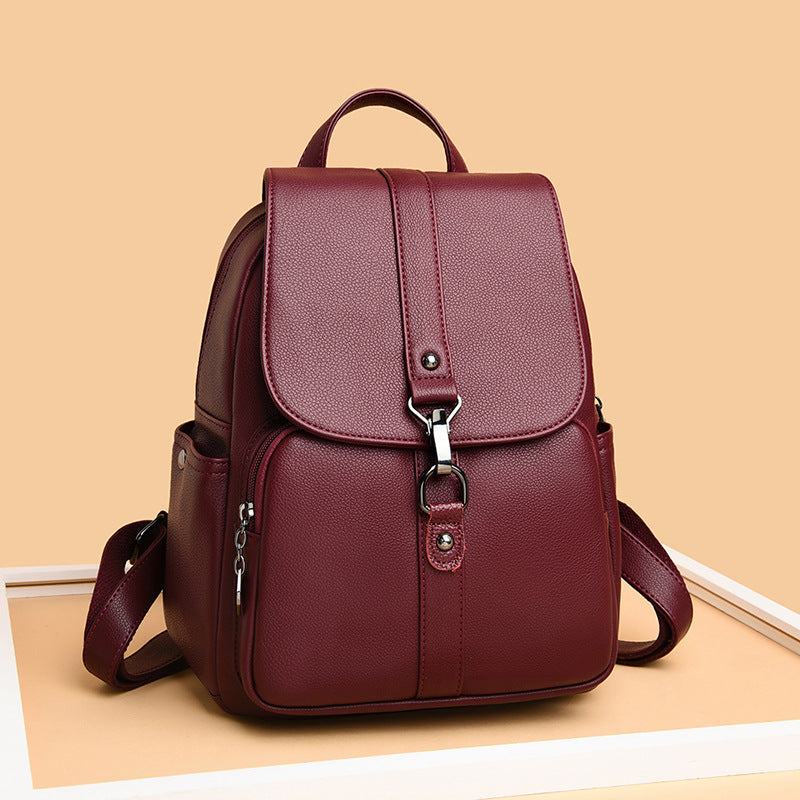 Sheepskin backpack soft leather backpack Sean Powell Apparel