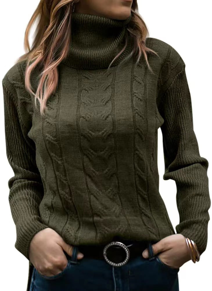 Classic Retro Turtleneck Knit