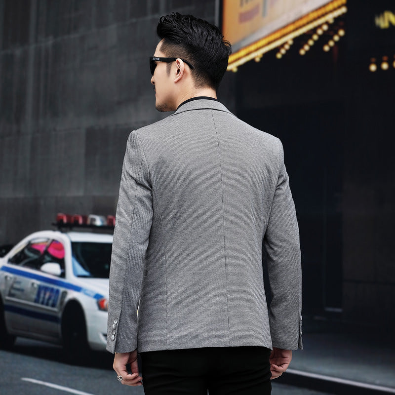 Korean Style Slim Fit Men’s Casual Coat