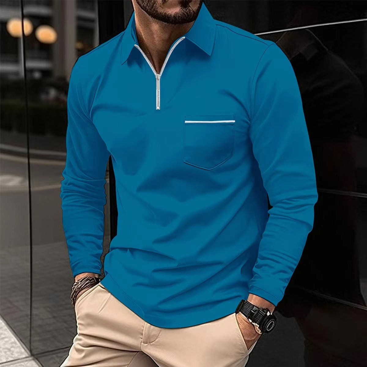 Urban Glide Zipper Polo