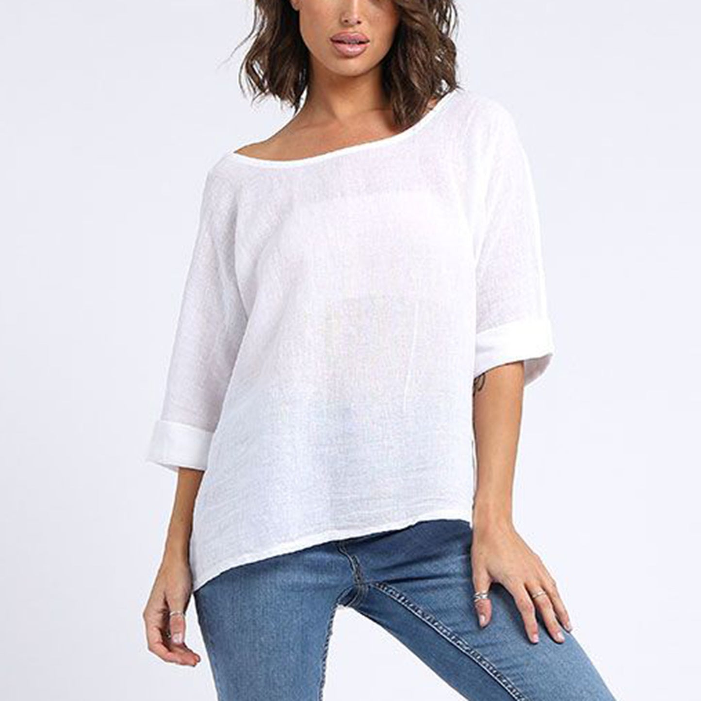Relaxed Fit Casual Blouse – Effortless Everyday Wear