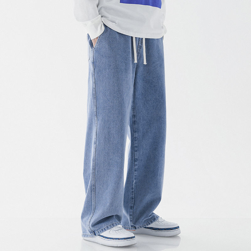 Mens Fashion Casual Loose Straight Jeans Sean Powell Apparel