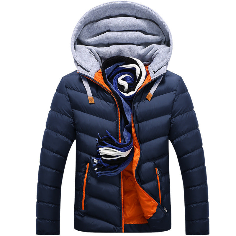 Men's cotton jacket hooded casual plus size cotton jacket Sean Powell Apparel