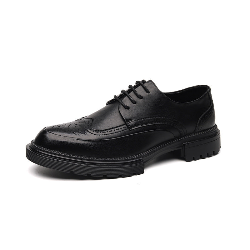Urban Crest Brogue Leather Sneakers