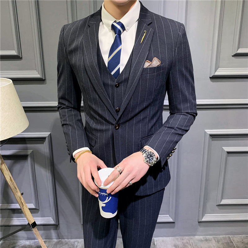 Handsome English Groomsmen Slim Wedding Tuxedo Sean Powell Apparel
