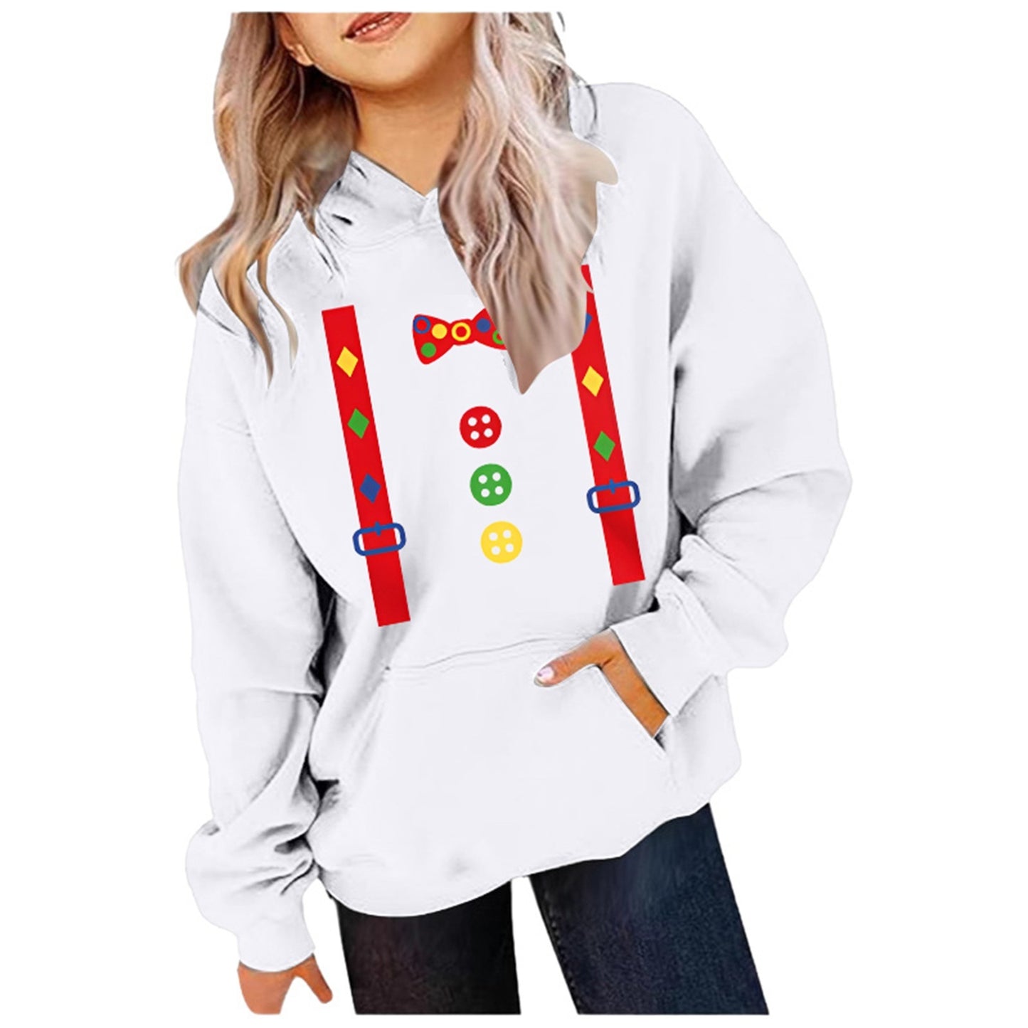 Christmas Printed Sweater For Women