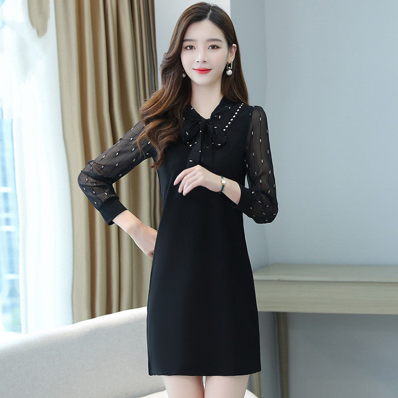 Regal Leopard Print Two-Piece Dress