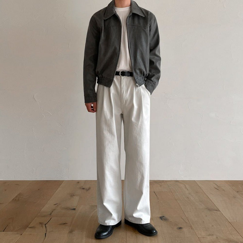 Vintage Japanese Casual Trousers for Men