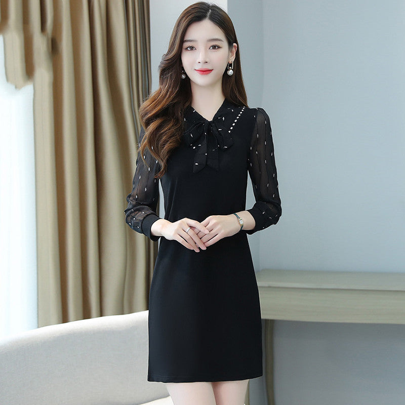 Regal Leopard Print Two-Piece Dress