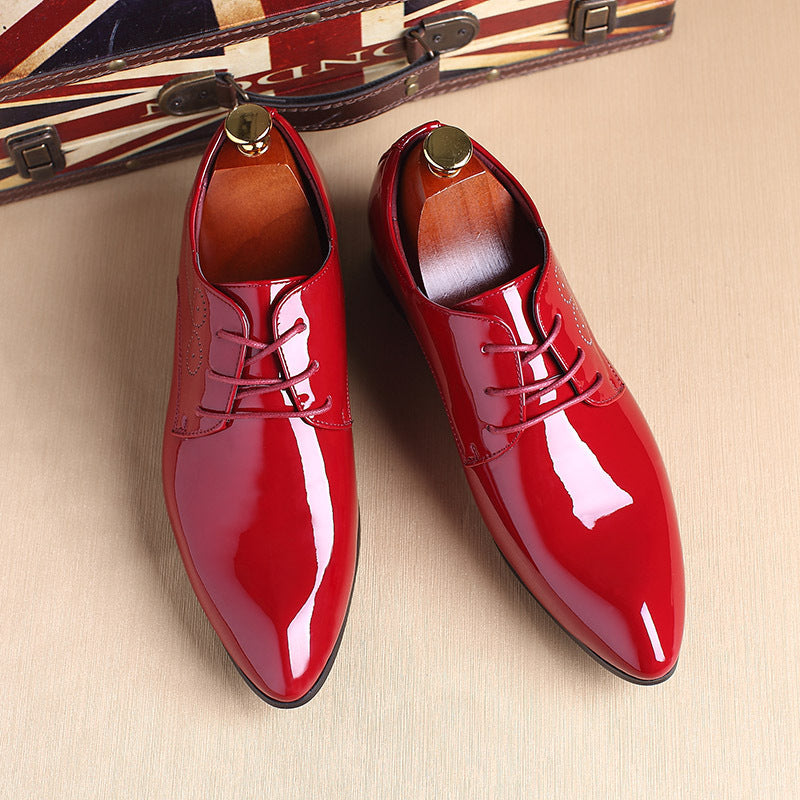 Men’s Classic Leather Slip-On Business Shoes