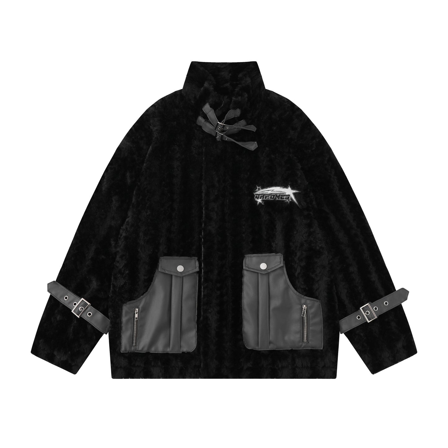 Luxe Ride Thickened Wool Motorcycle Jacket