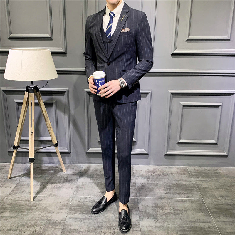 Handsome English Groomsmen Slim Wedding Tuxedo