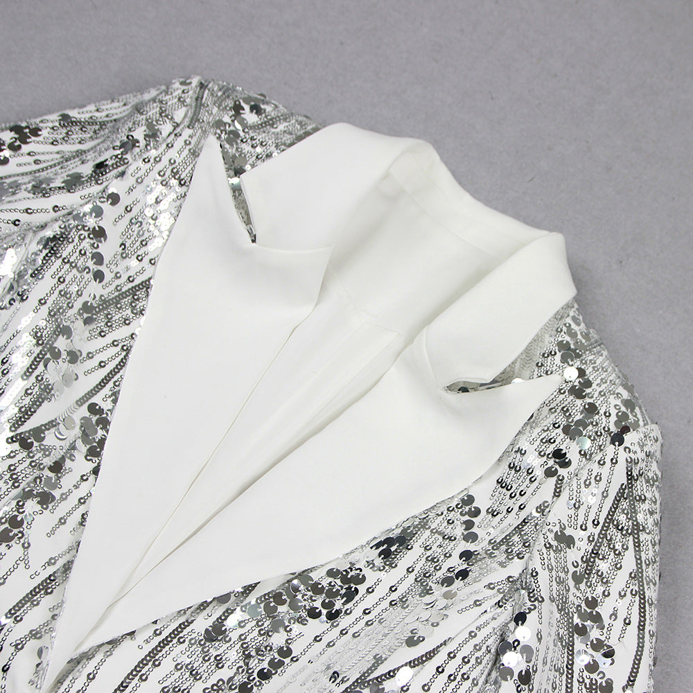 Glamour Sparkle Two-Piece Sequin Set