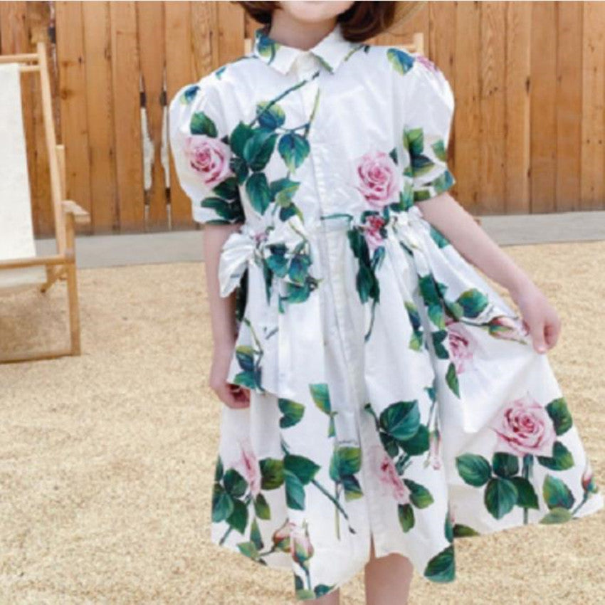 Petal Grace: Flower Patterned Dress
