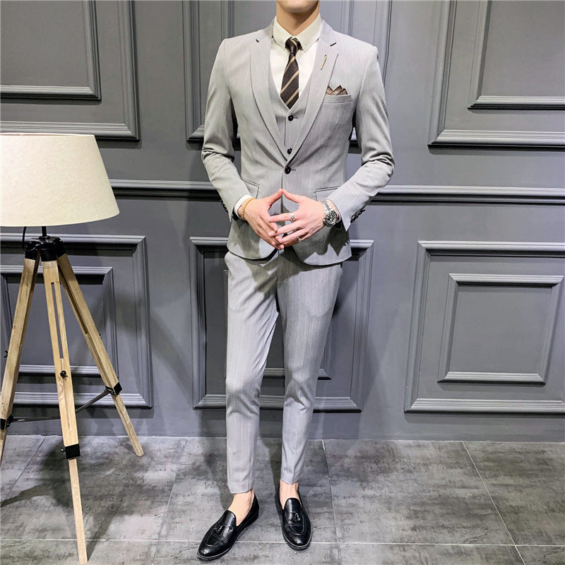 Handsome English Groomsmen Slim Wedding Tuxedo
