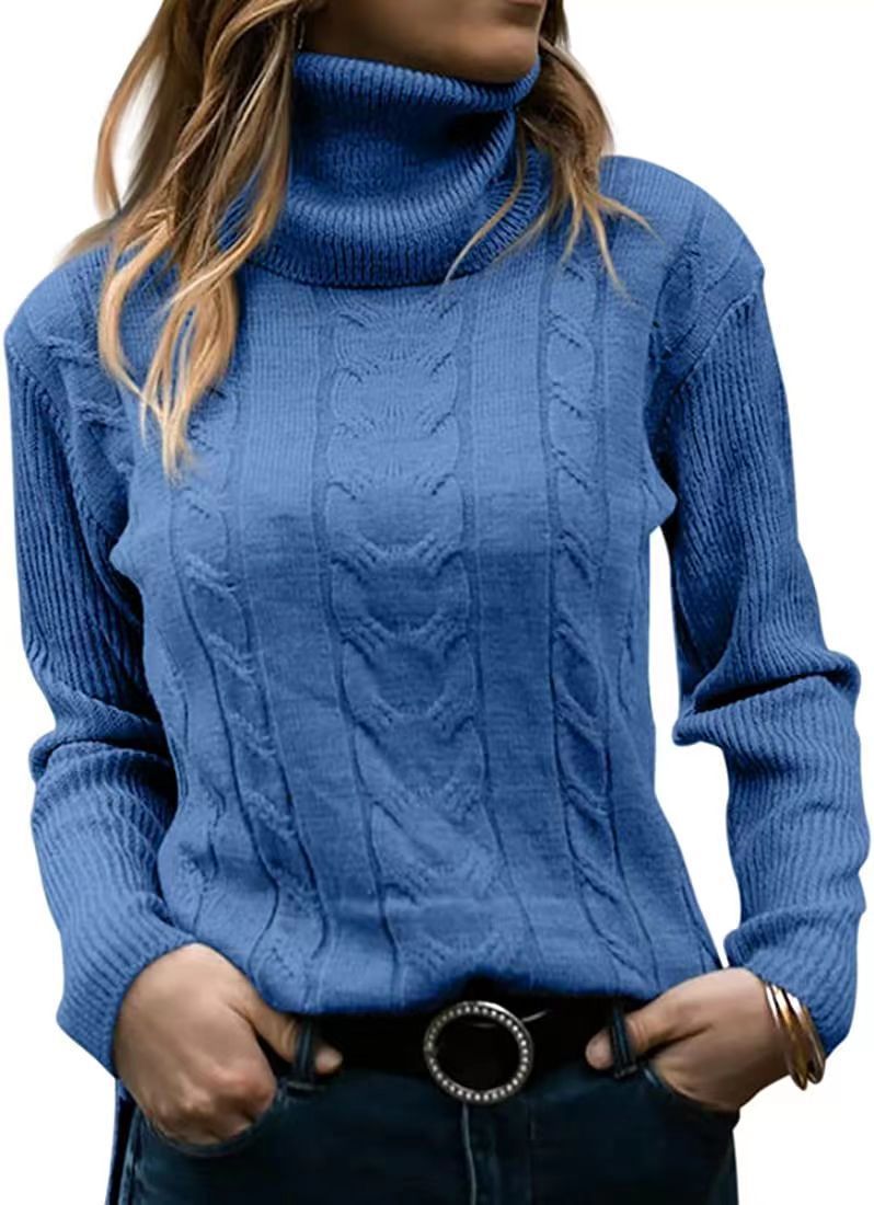 Classic Retro Turtleneck Knit