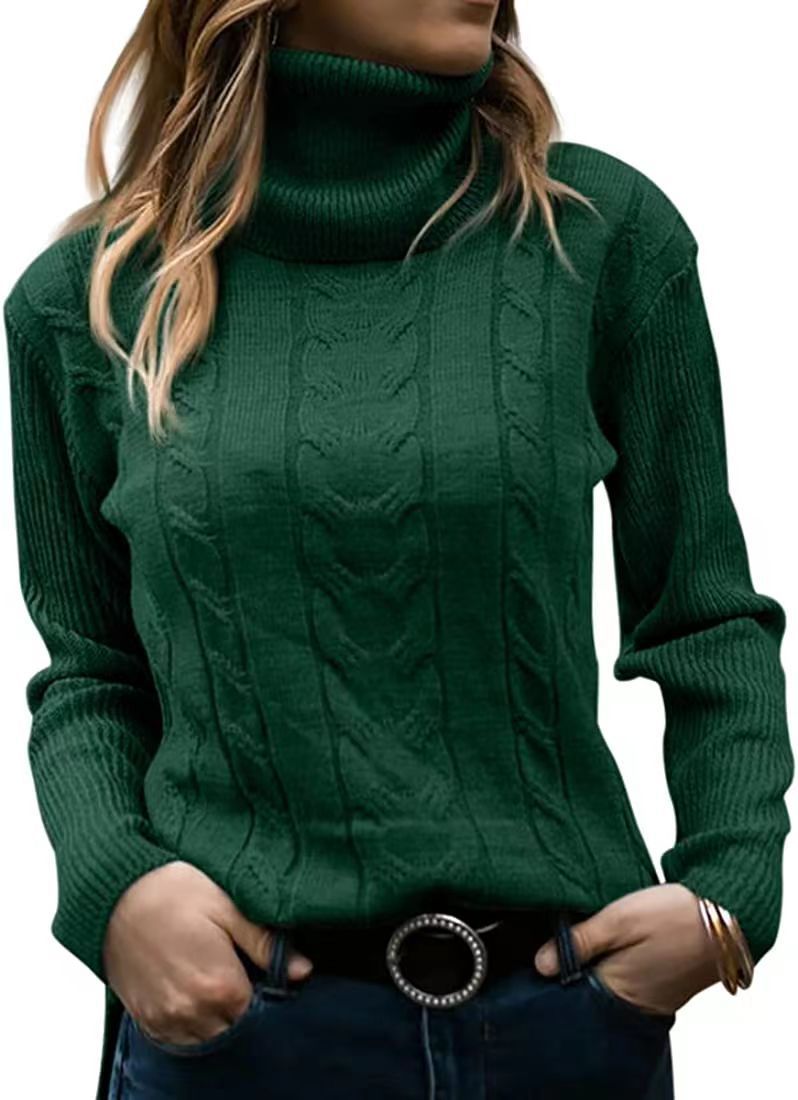 Classic Retro Turtleneck Knit