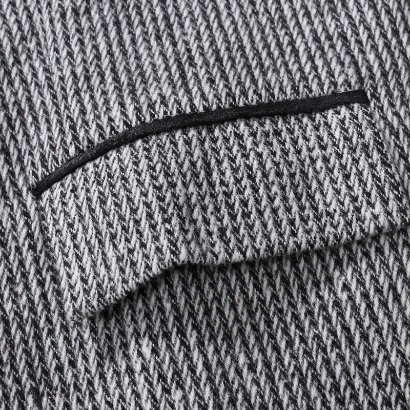Classic Stripe Edge Relaxed Vest