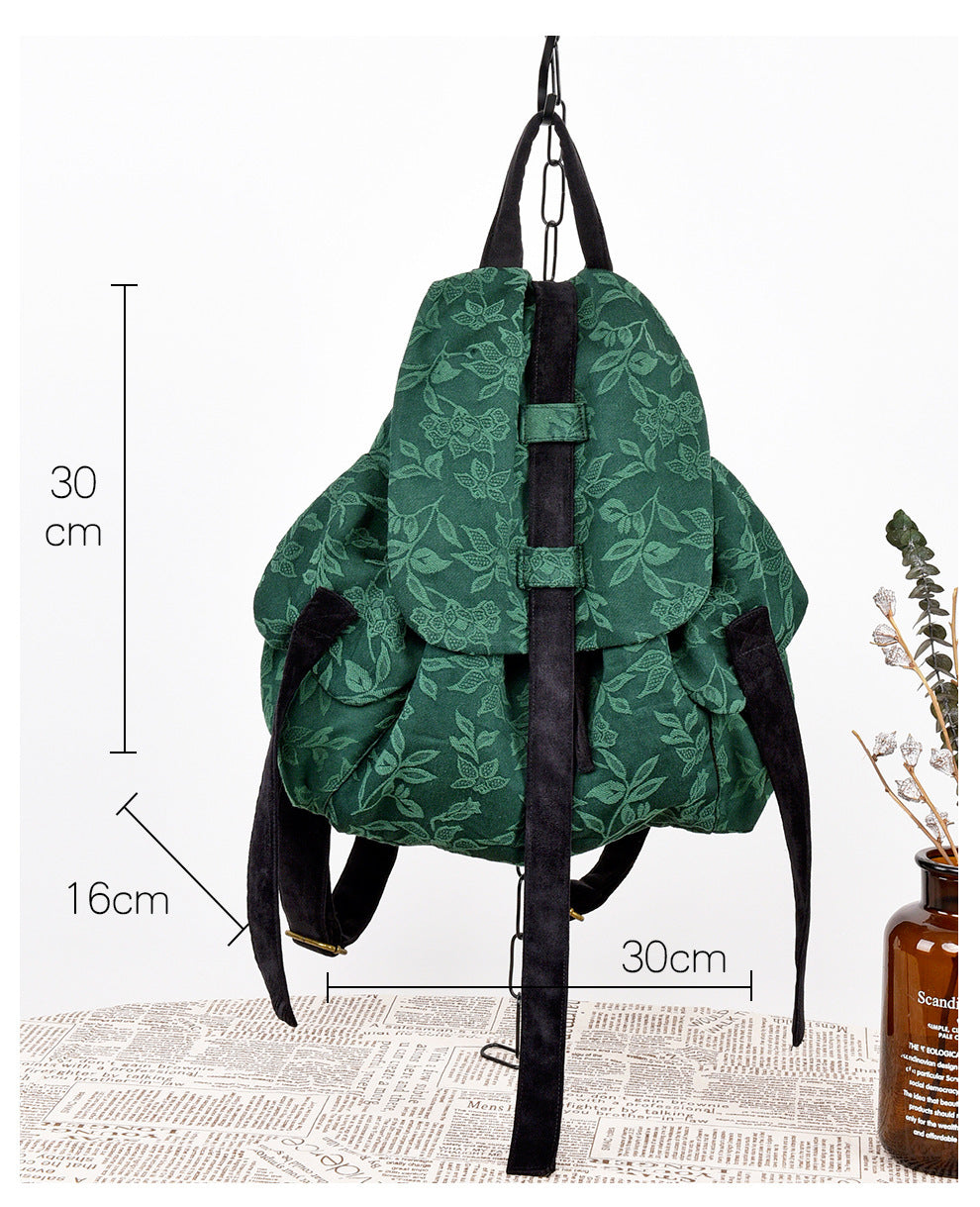 Patchwork backpack retro print backpack Sean Powell Apparel
