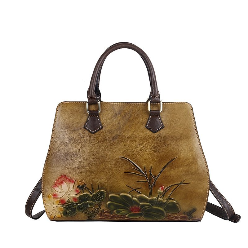 Cowhide Handbags Cross-Border Retro Ladies Handbags Sean Powell Apparel