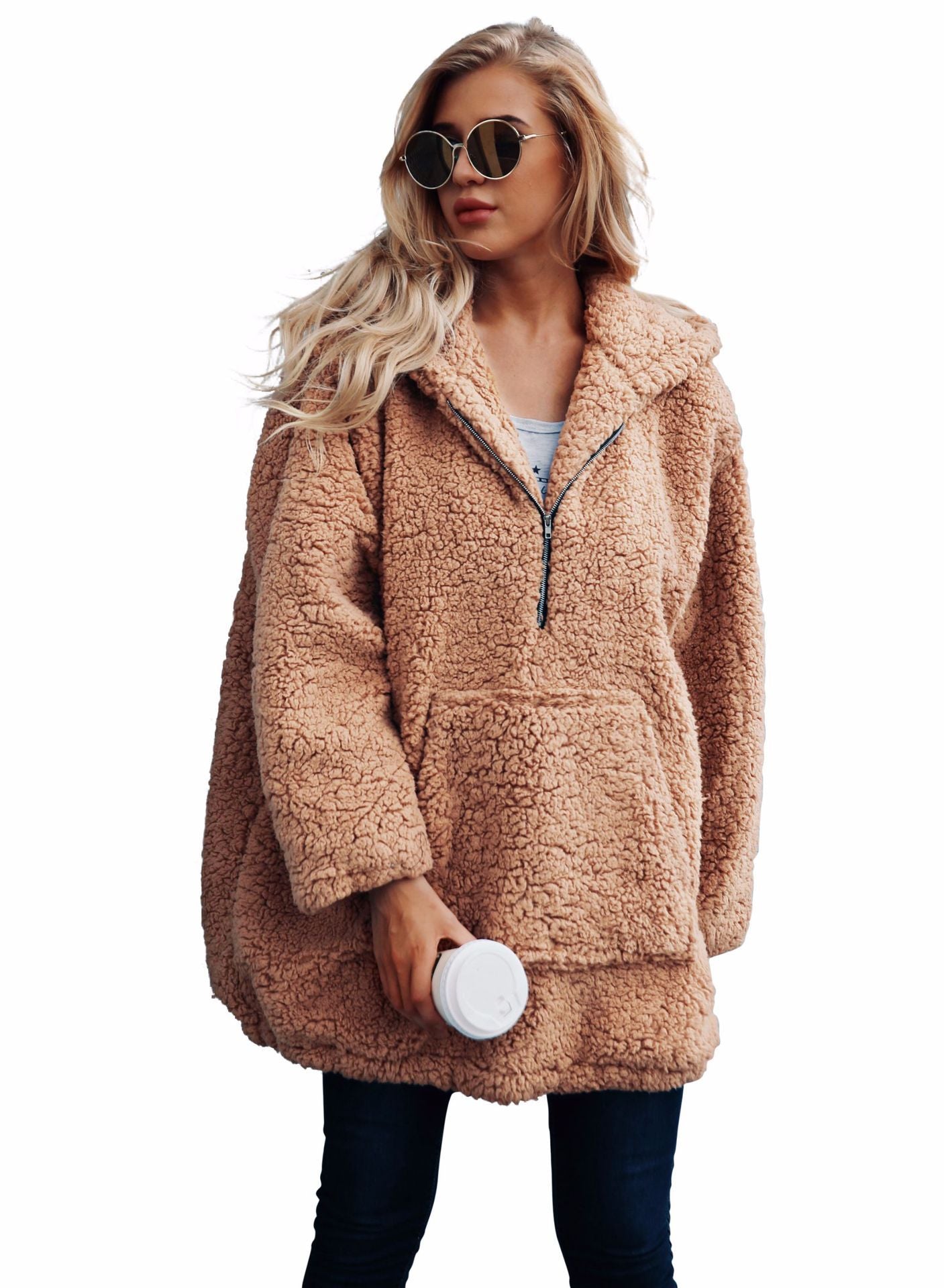 Cozy Plush Plus Sweater Coat