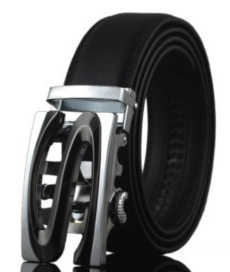 Sleek Men’s Auto-Lock Leather Belt Sean Powell Apparel