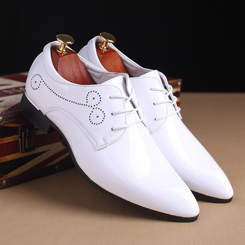 Men’s Classic Leather Slip-On Business Shoes