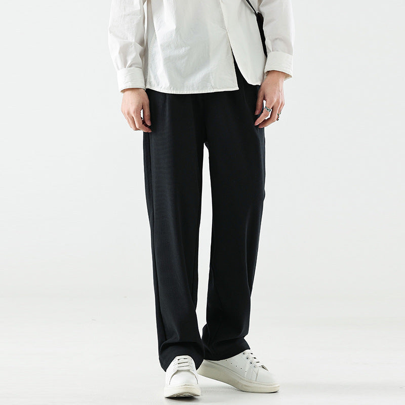 Modern Japanese Minimalist Casual Pants for Men