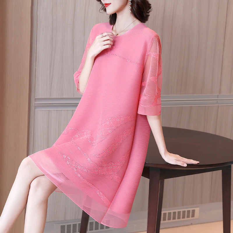 Spring Elegance Mother’s Dress