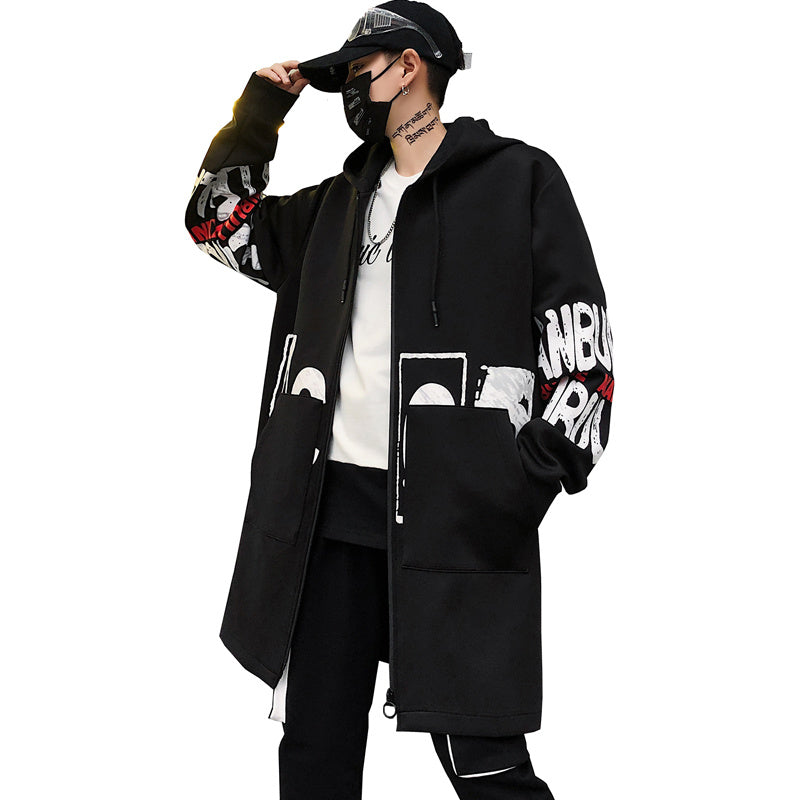 Mid-length windbreaker youth casual personality windbreaker jacket Sean Powell Apparel