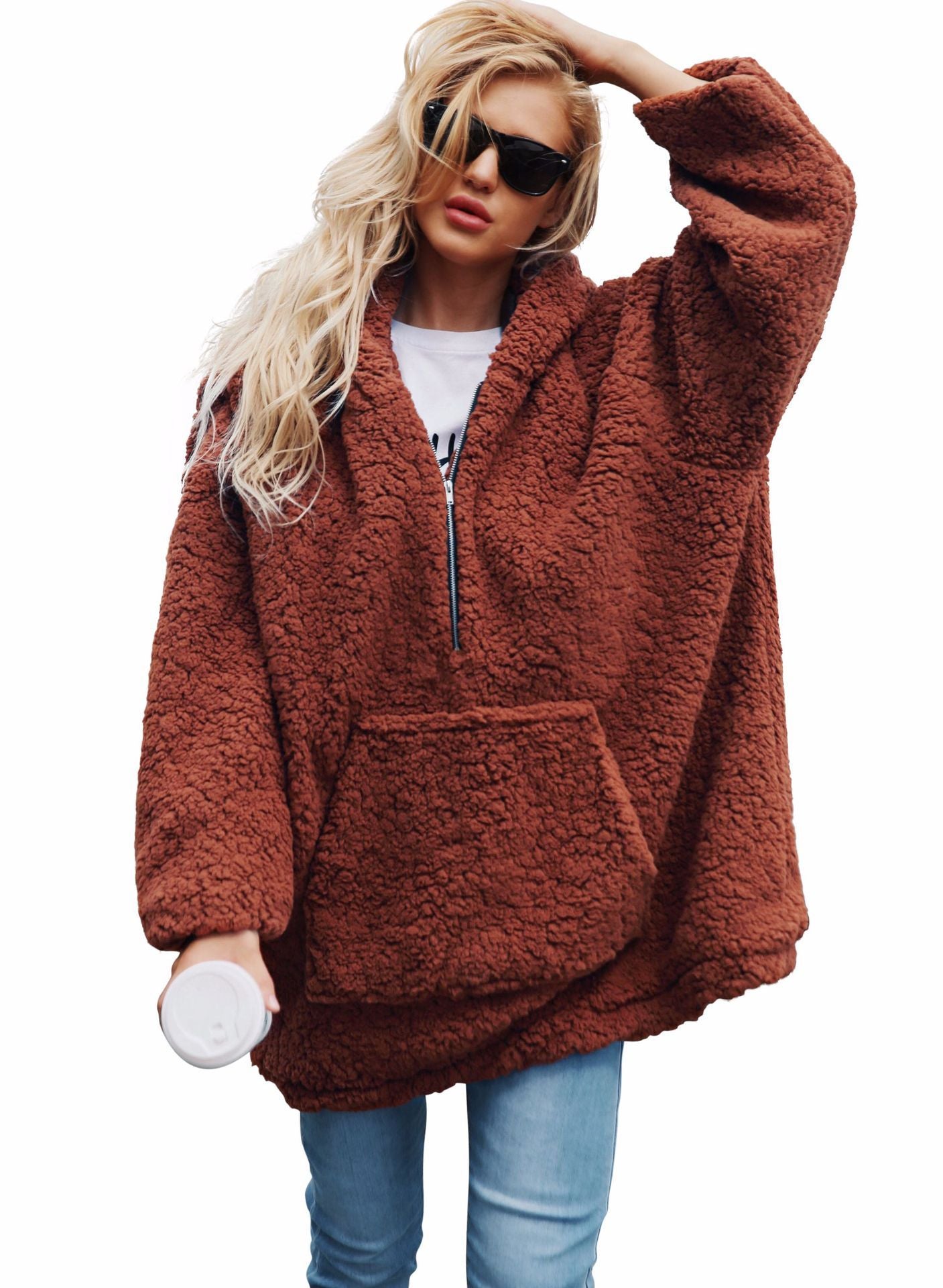 Cozy Plush Plus Sweater Coat