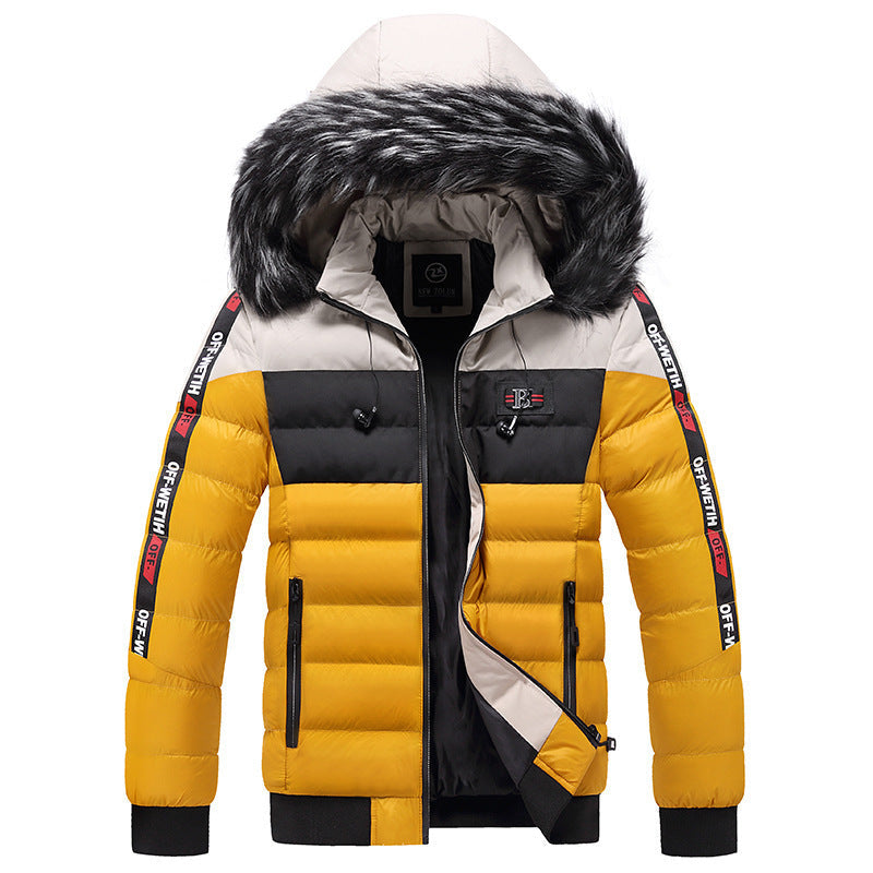 Winter Youth Hooded Jacket Men Thicken Sean Powell Apparel