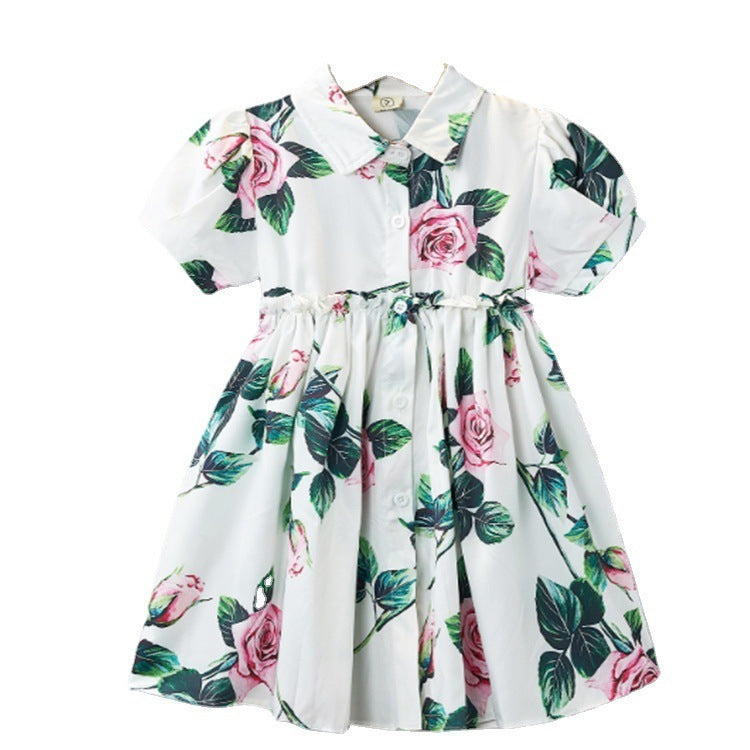 Petal Grace: Flower Patterned Dress