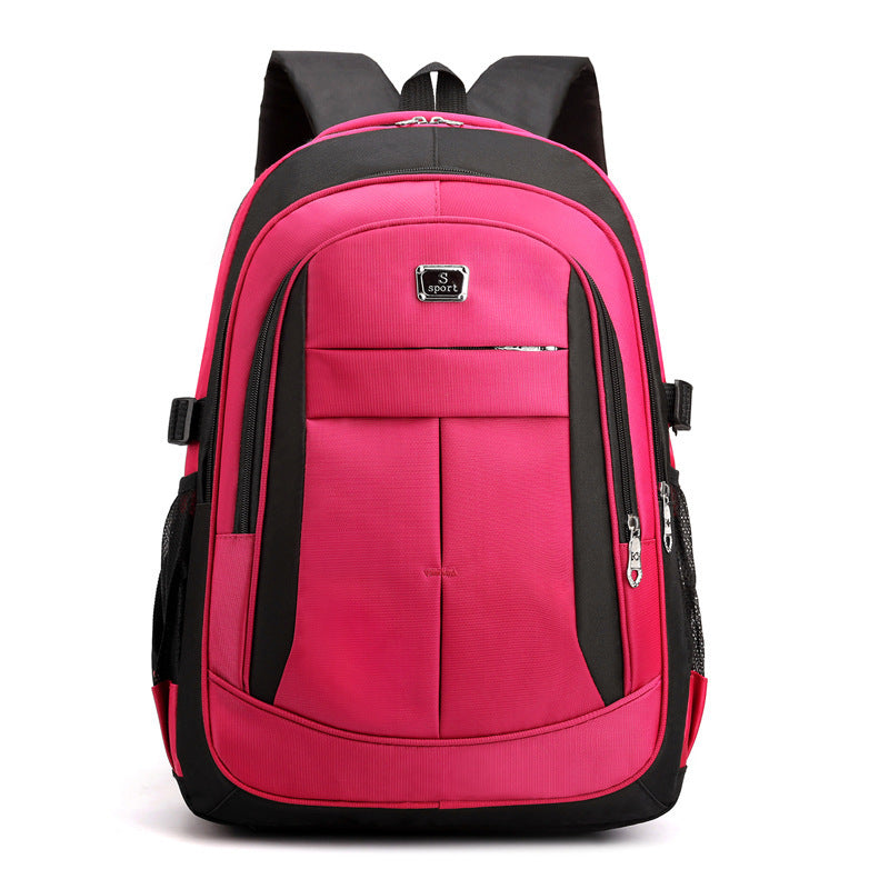 Mens Backpack Fashion Travel Computer College Student Bag Solid Color College Student Bag Sean Powell Apparel