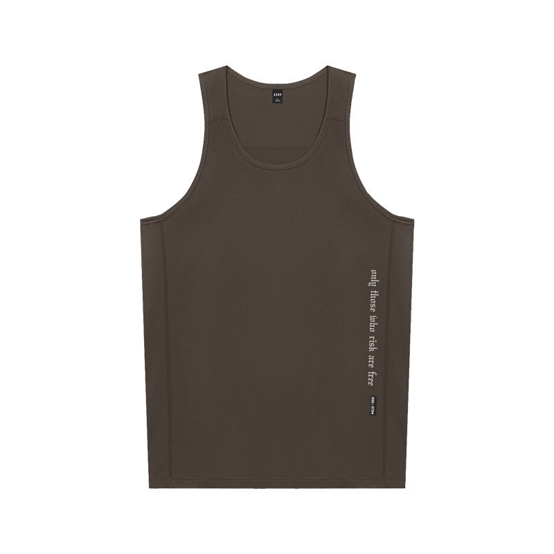 Stride Fit Men’s Athletic Tank – Breathable Solid Sportswear