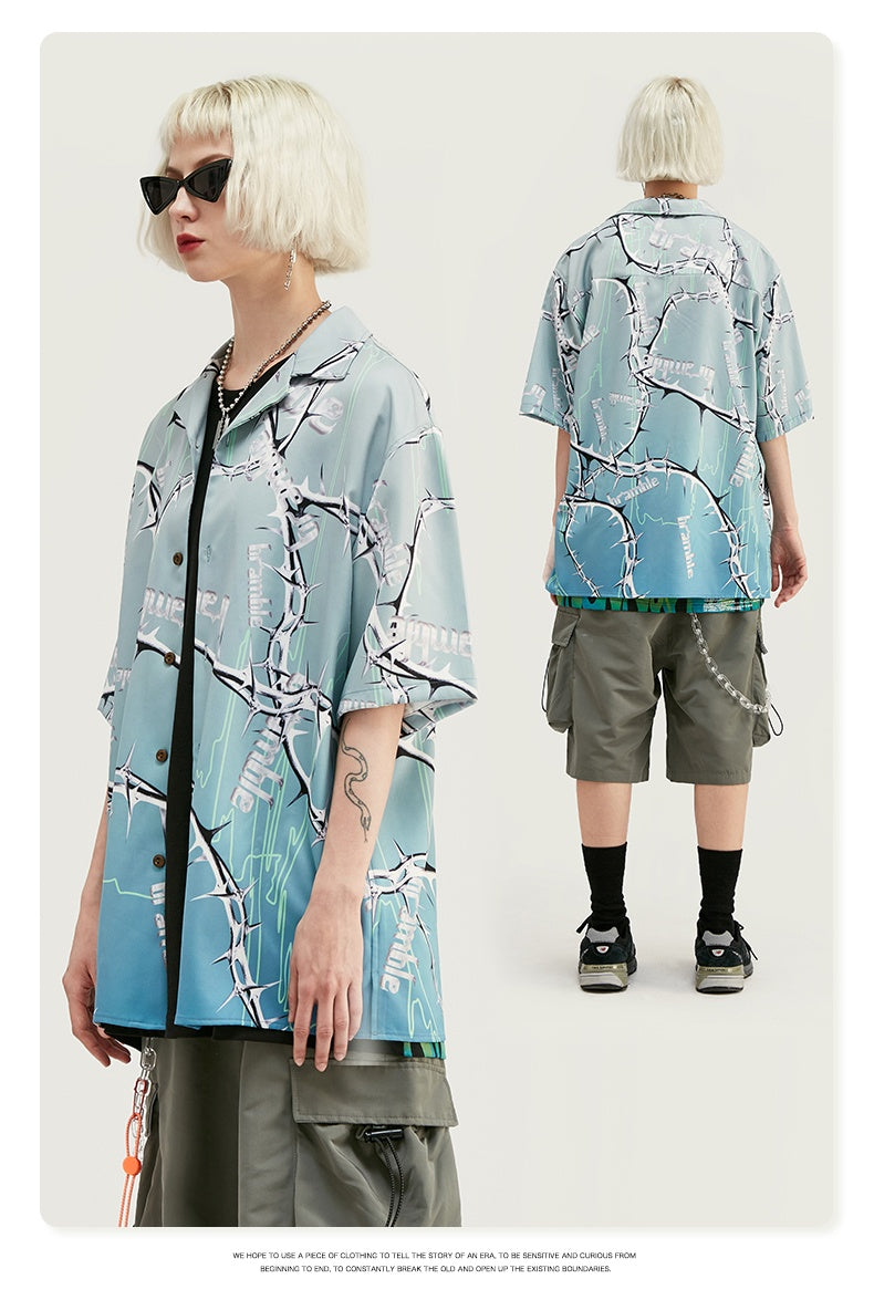Pixel Palm Street Shirt