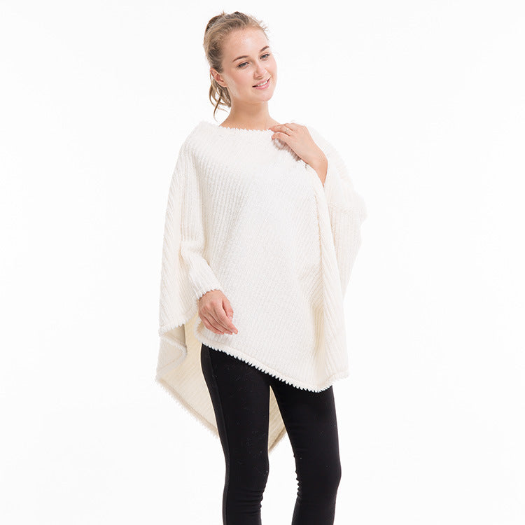 Cozy Chic Plush Pullover – Plus Size Edition