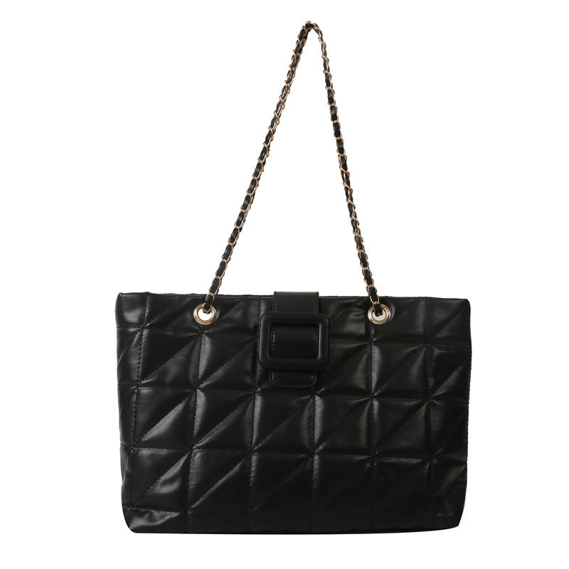 Fashion Forward Rhombus Chain Shoulder Bag