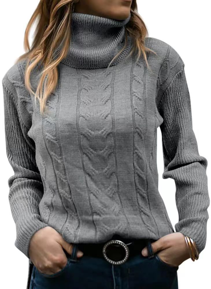 Classic Retro Turtleneck Knit