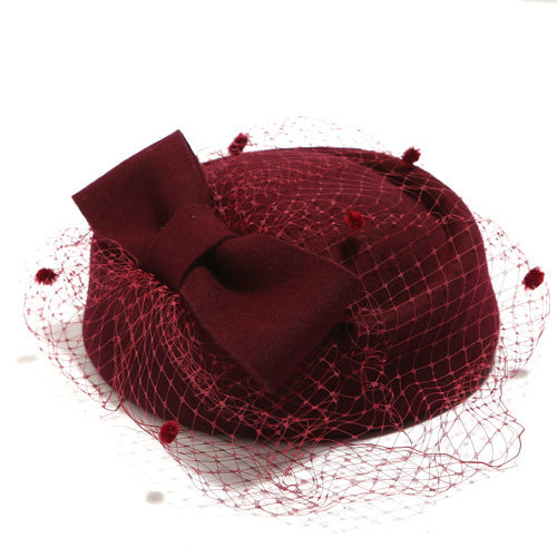 Elegant Veiled Fascinator Hat for Women