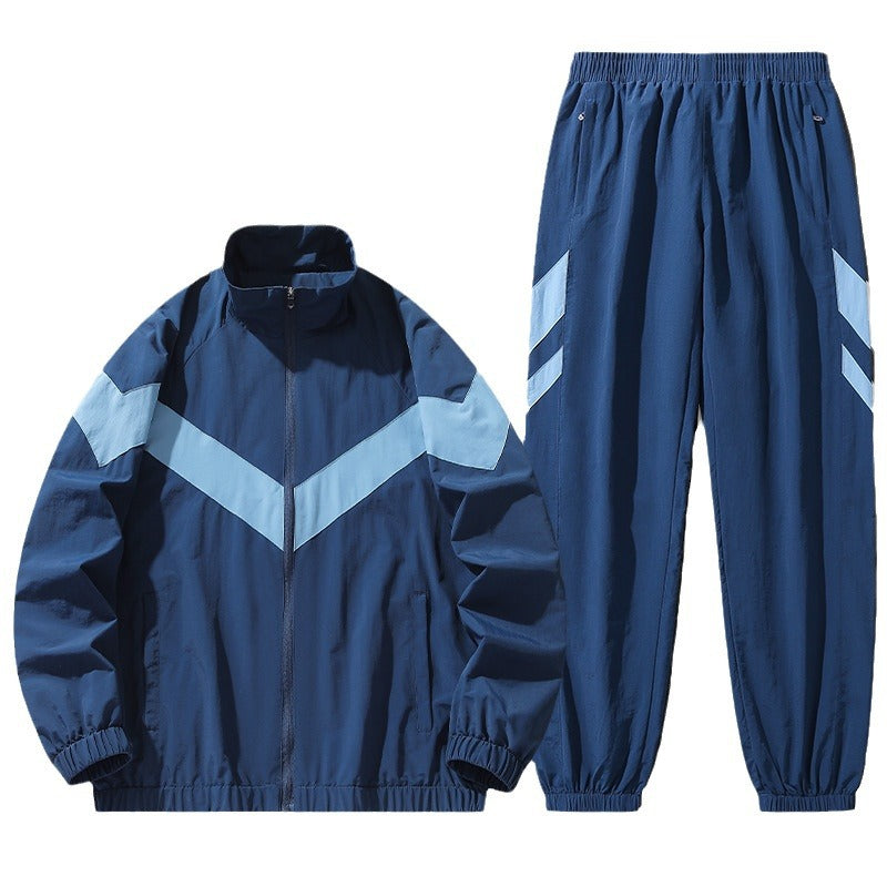 Air Flow Men’s Mesh Tracksuit – Stand Collar Activewear Set