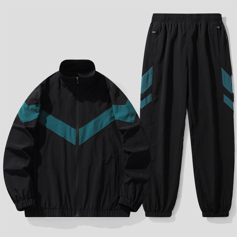 Air Flow Men’s Mesh Tracksuit – Stand Collar Activewear Set