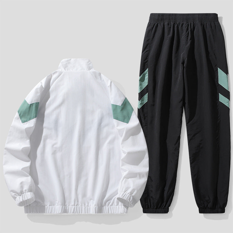 Air Flow Men’s Mesh Tracksuit – Stand Collar Activewear Set