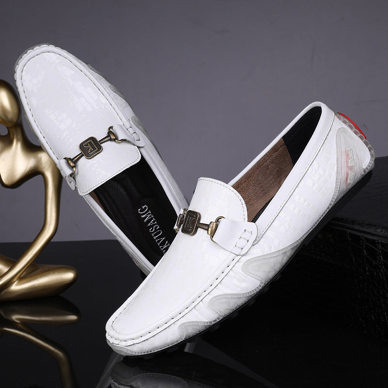 Prime Hide Men’s Leather Walkers – First Layer Cowhide Casual Shoes