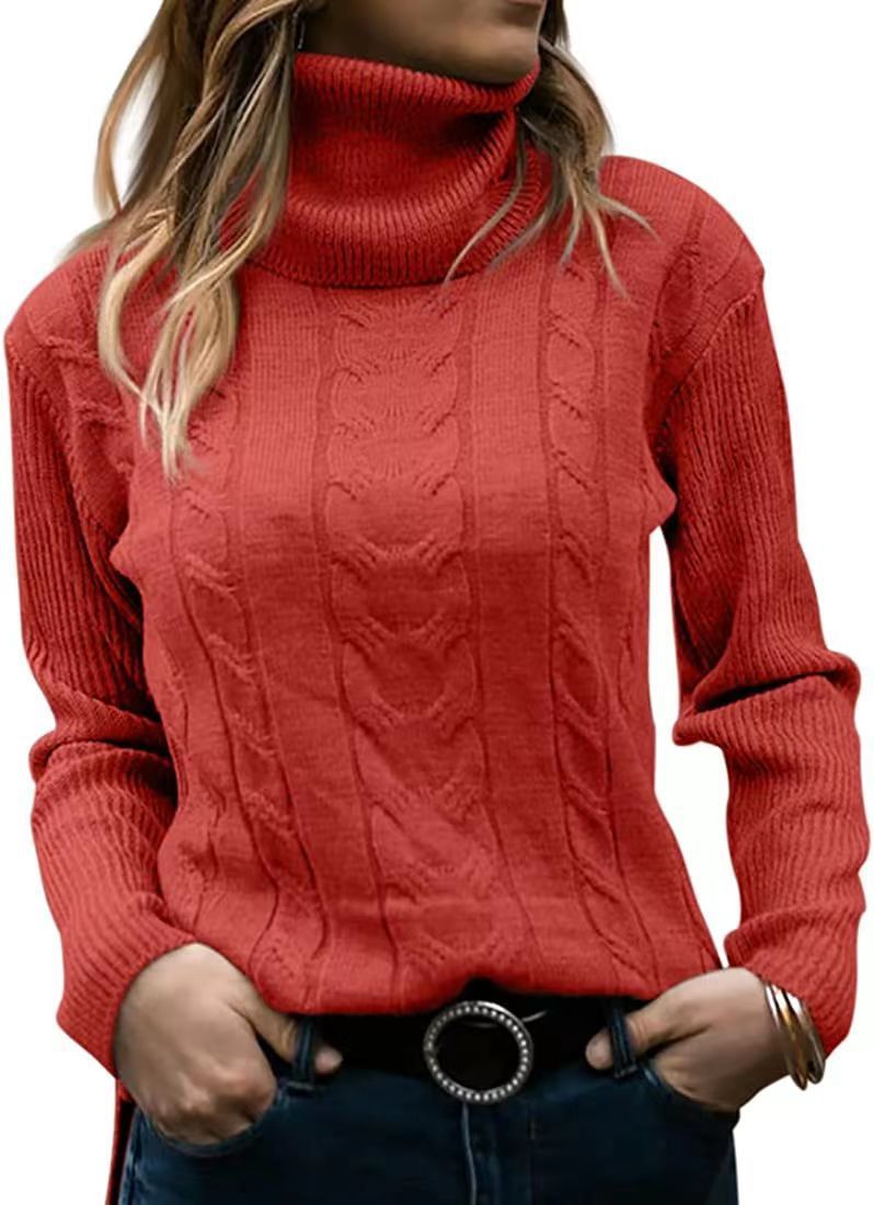 Classic Retro Turtleneck Knit