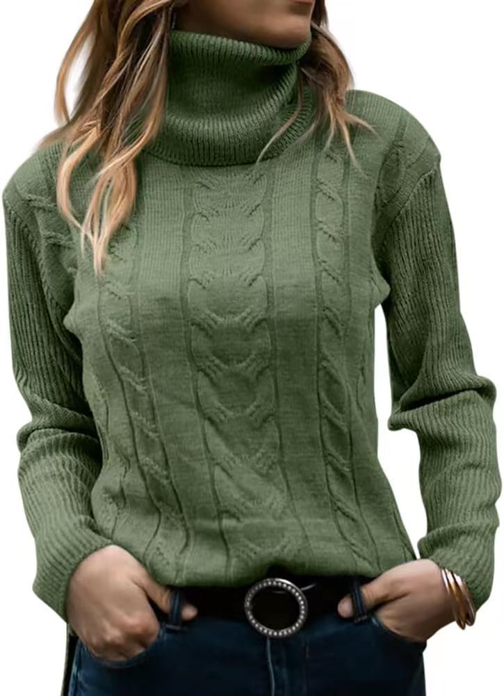 Classic Retro Turtleneck Knit